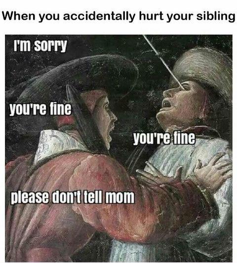 Funny Friday When You Accidentally Hurt Your Sibling Happy Healthy 